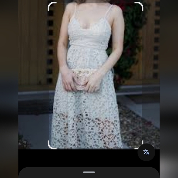 Express Cream Tiered Midi Sundress - Picture 4 of 12